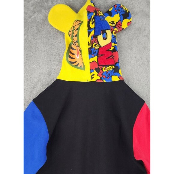 BAPE Medicom Toy Bear Shark Hoodie Unisex Medium Multicolor Full Zip Long Sleeve - Picture 12 of 16